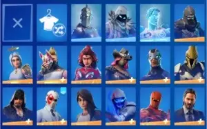 CONTA FORTNITE /SALVE MUNDO (PODE FARMA VBUKS) VARIAS SKINS
