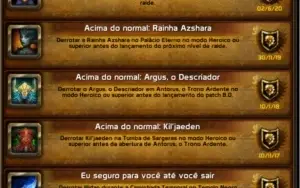 Vendo conta do wow PVP, mage tower, montaria e outros.