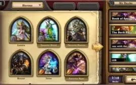 Conta Hearthstone todas as aventuras desbloqueadas