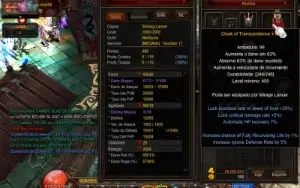 MEGAMU Conta Grow Lancer (GL) 200rr / 1000+ML - MU Online