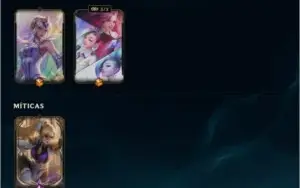 continha lol p4 ,varias skins