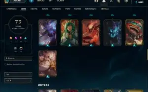 Conta ouro 4 com 128 champs e 73 skins  (MAIN ADC)