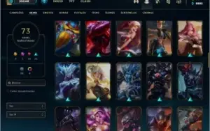 Conta ouro 4 com 128 champs e 73 skins  (MAIN ADC)