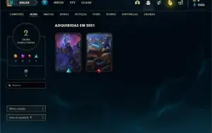 Conta diamante 2 ( FLEX ) com 75 PDL Com 27 Champs e 2 Skins
