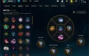 Conta diamante 2 ( FLEX ) com 75 PDL Com 27 Champs e 2 Skins