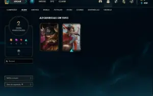 Conta Platina 2 com 30 Champs e 2 Skins SEM EMAIL CONFIRMADO