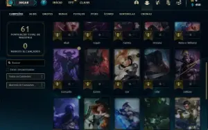 Conta Platina 2 com 30 Champs e 2 Skins SEM EMAIL CONFIRMADO