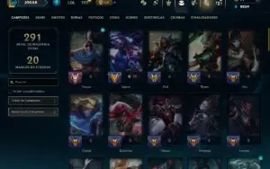 Unranked com 70 Champs e 49 Skins ( MID / ADC )