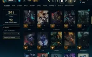 Unranked com 70 Champs e 49 Skins ( MID / ADC )