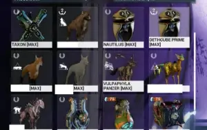 Conta Warframe maestria 14