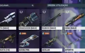 Conta Warframe maestria 14