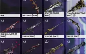Conta Warframe maestria 14