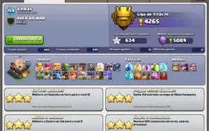 Conta clash of clans cv 11