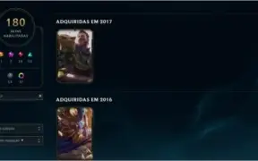 Conta platina 4 180 skin tds campeões /WILD RIFT PLATINA 1