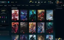 Conta Prata I  - 397 skins - Todos os campeões - Level 296