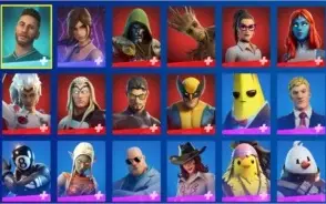 Conta Fortnite com varias skins e 2000 vbucks