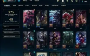 Conta bronze 1 com 121 Champs e 96 Skins