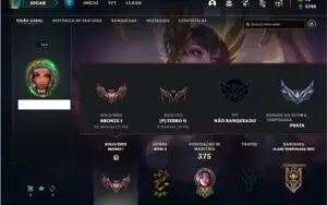 Conta bronze 1 com 121 Champs e 96 Skins