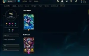 Conta bronze 1 com 121 Champs e 96 Skins