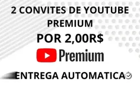2 Youtube Premium + Music | +BRINDE | 5R$ - 30 dias