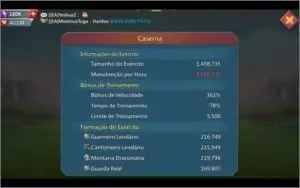 Conta Lords Mobile 200mil gemas, t4 liberada