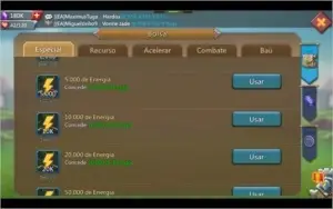 Conta Lords Mobile 200mil gemas, t4 liberada