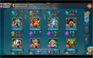 Conta Lords Mobile 200mil gemas, t4 liberada