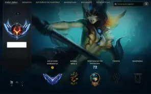 Conta Lol Diamante Handlvl MMR de Mestre