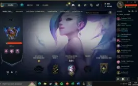 Conta no lol lvl 350 unranked