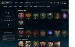 Conta de League of Legends, Platina 2,MMR alto,,Nv 90