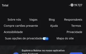Conta de roblox feminina