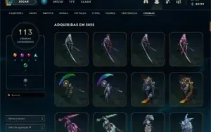 Conta League of Legends - Mestre