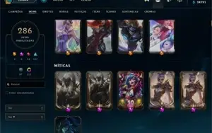 Conta League of Legends - Mestre