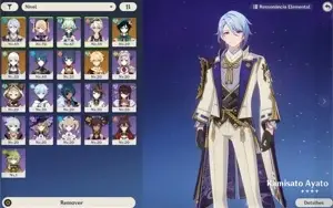 Ayaka, Ayato e Venti + 4 Estrelas c/ Constelações!!