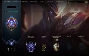CONTA LOL DIAMANTE 4