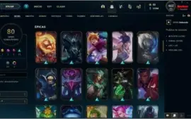 CONTA OURO III MMR ALTO  80 SKINS LV 147 EMAIL VERIFICADO