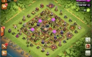 CONTA CLASH OF CLANS LVL 152 CV 11 97 % MAX. MUROS FULL