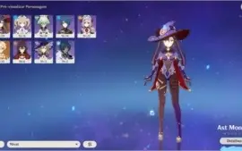 GENSHIN IMPACT - MONA + 2 Armas 4 estrelas