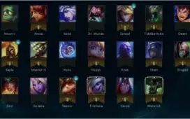 Conta de league of legends- 19 campeões 3 skins kayle juiza