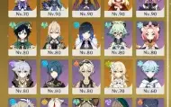 Conta Genshin Impact - 11 personagens 5⭐ AR57