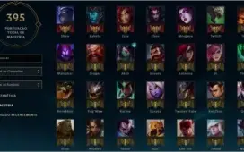 Conta League of Legends, lvl 115, todos campeões, 150 skins