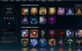 Conta de League of legends