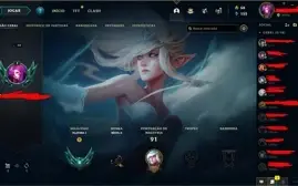 Conta de lol platina 1