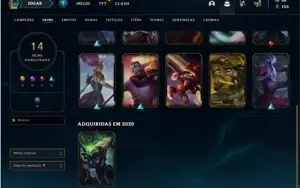 Conta de lol platina 1