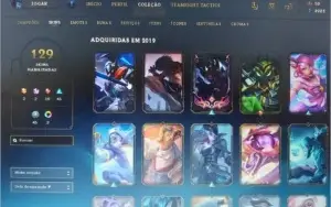 Conta LOL 129 skins gold 1