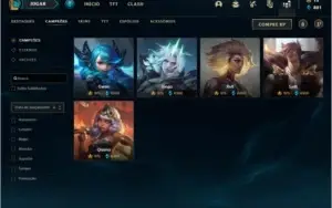 CONTA LOL COM QUASE TODOS OS CAMPEÕES