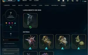 CONTA LOL COM QUASE TODOS OS CAMPEÕES