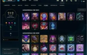 CONTA LOL COM QUASE TODOS OS CAMPEÕES