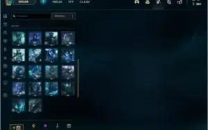 CONTA LOL COM QUASE TODOS OS CAMPEÕES