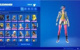Conta Fortnite 102 skins compradas todas as seasons + galaxy